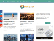 Tablet Screenshot of holidaybays.com